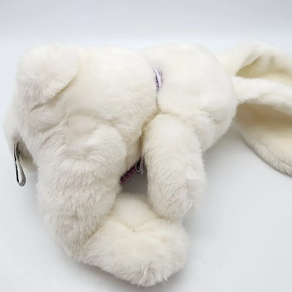 Vintage Chosun White Bunny Rabbit Plush Stuffed Toy 9
